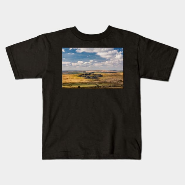 Gold Diggings Quarry, Minions, Bodmin Moor, Cornwall Kids T-Shirt by dasantillo